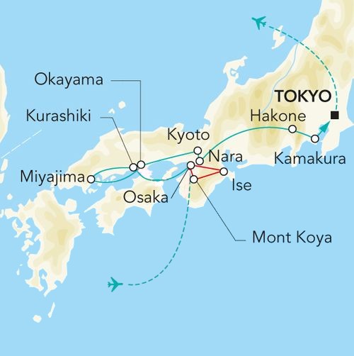 Circuit à travers le Japon